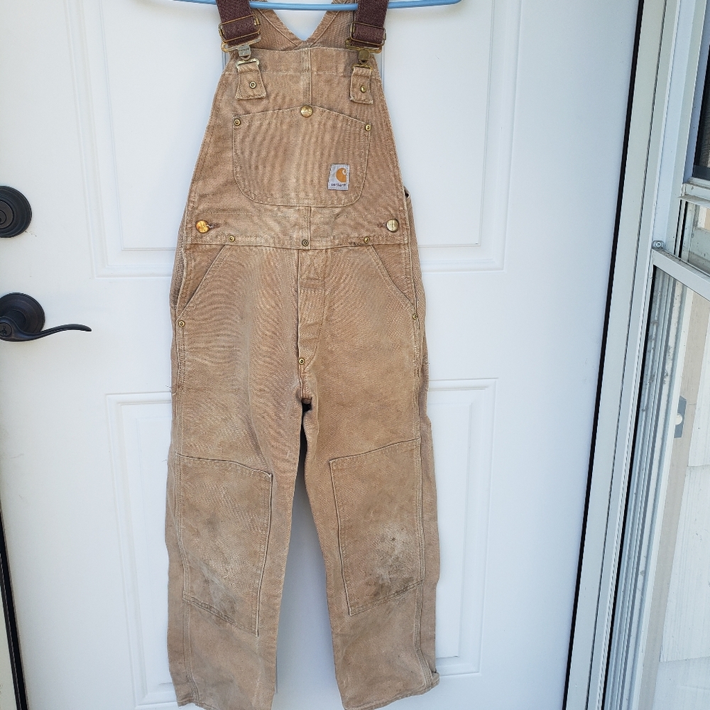 Vintage Carhartt Youth Medium Overalls Size 10-12